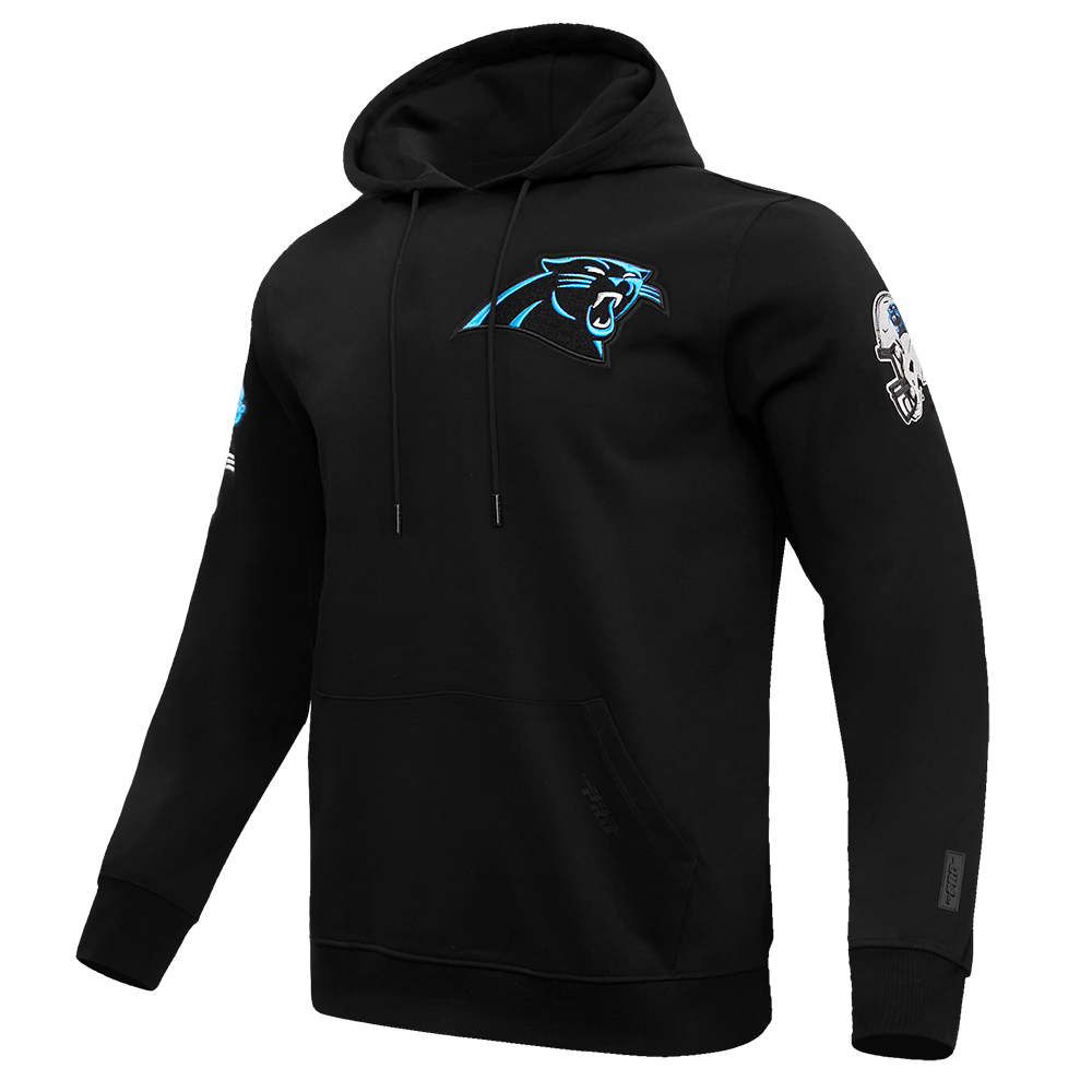 NFL Carolina Panthers Classic Pullover Hoodie (Black) - Image 2