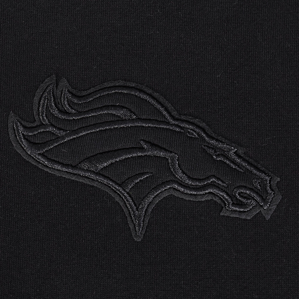 NFL Denver Broncos Drop Shoulder Pullover Hoodie (Taupe) - Image 5