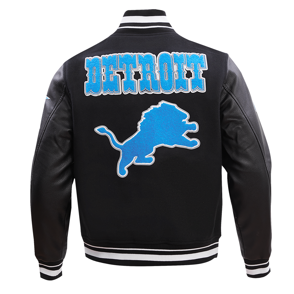 NFL Detroit Lions Retro Classic Varsity Jacket Secondary image