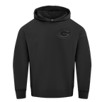 NFL Green Bay Packers Drop Shoulder Pullover Hoodies (Black)