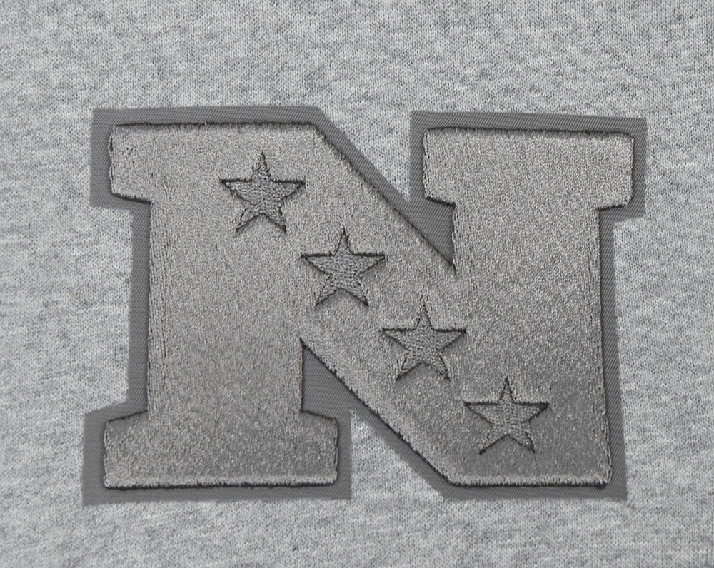 NFL Green Bay Packers Drop Shoulder Pullover Hoodies (Dark Heather Grey) - Image 6