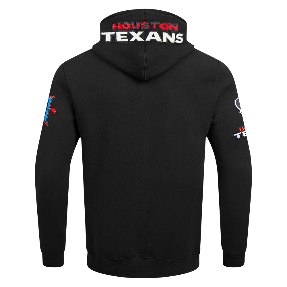 NFL Houston Texans Classic Pullover Hoodie (Black) - Image 3