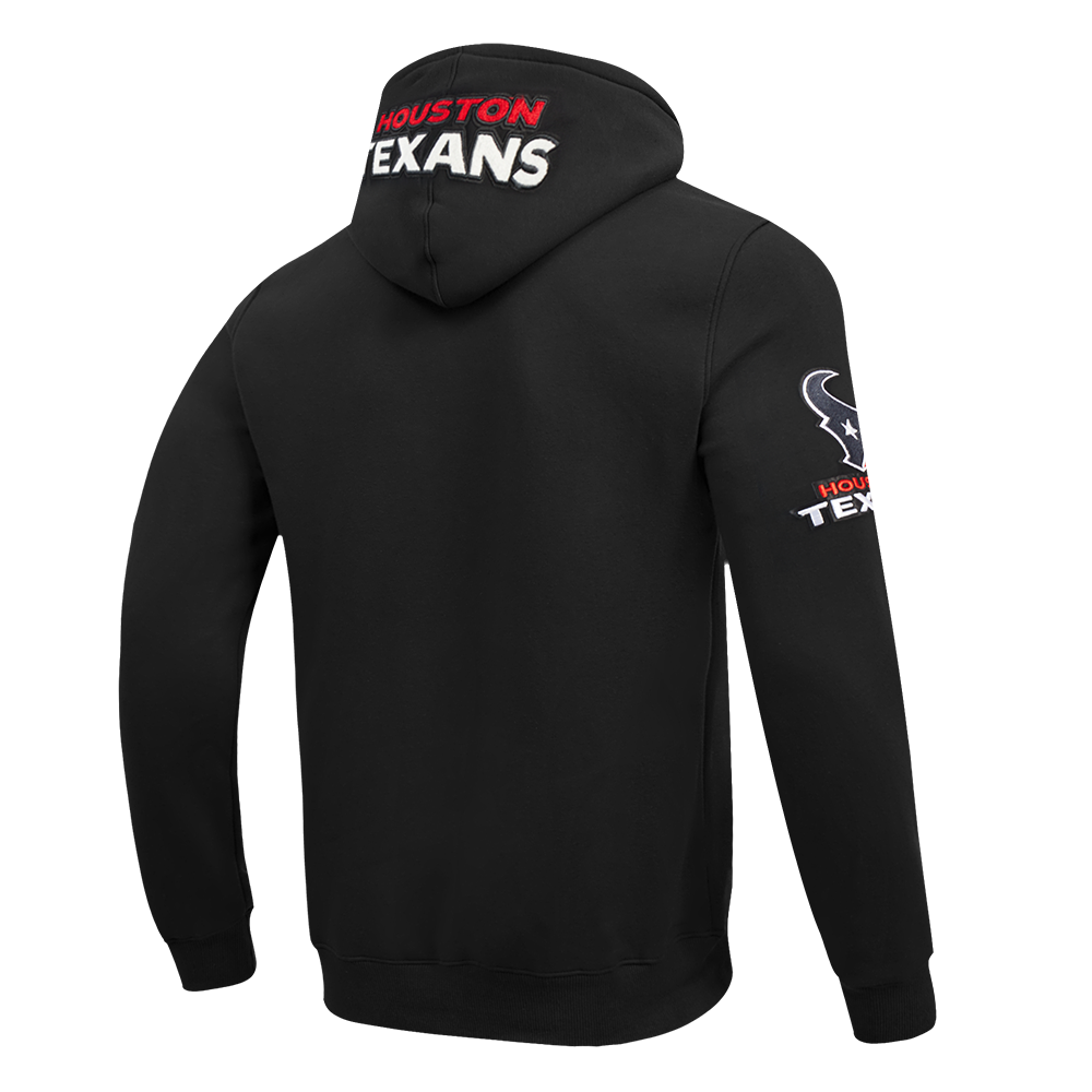 NFL Houston Texans Classic Pullover Hoodie (Black) - Image 4