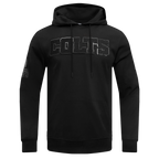 NFL Indianapolis Colts Triple Black Pullover Hoodie (Triple Black)
