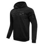 NFL Indianapolis Colts Triple Black Pullover Hoodie (Triple Black) - Image 2
