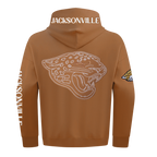 NFL Jacksonville Jaguars Paint the City Pullover Hoodie (Clay Brown) - Image 3