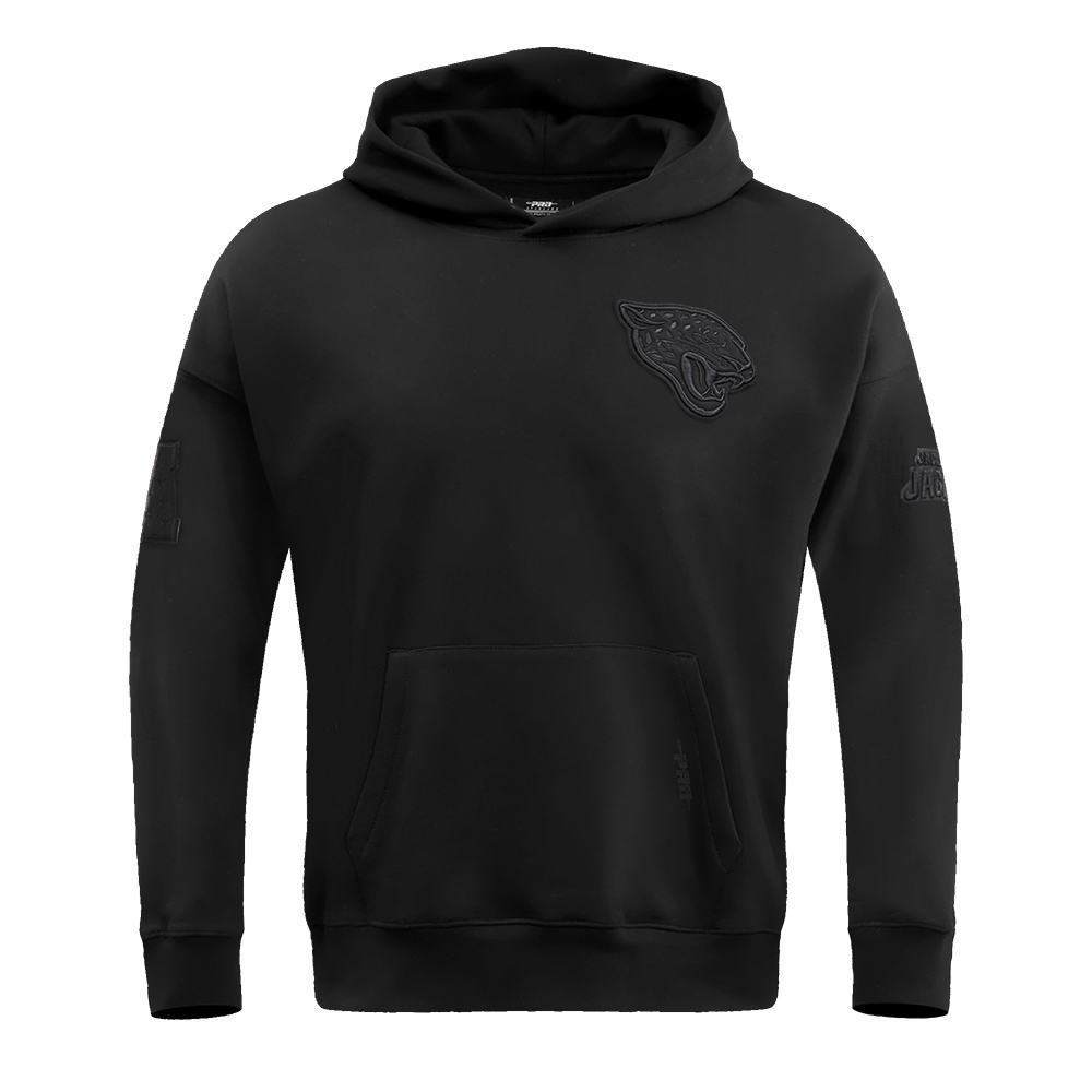 NFL Jacksonville Jaguars Drop Shoulder Pullover Hoodie (Black) Main image
