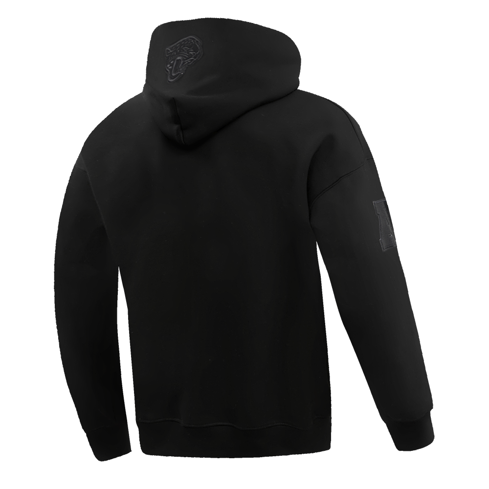 NFL Jacksonville Jaguars Drop Shoulder Pullover Hoodie (Black) - Image 3