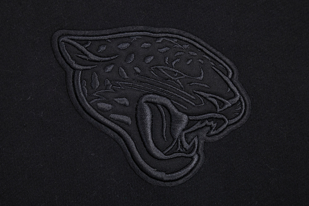 NFL Jacksonville Jaguars Drop Shoulder Pullover Hoodie (Black) - Image 5