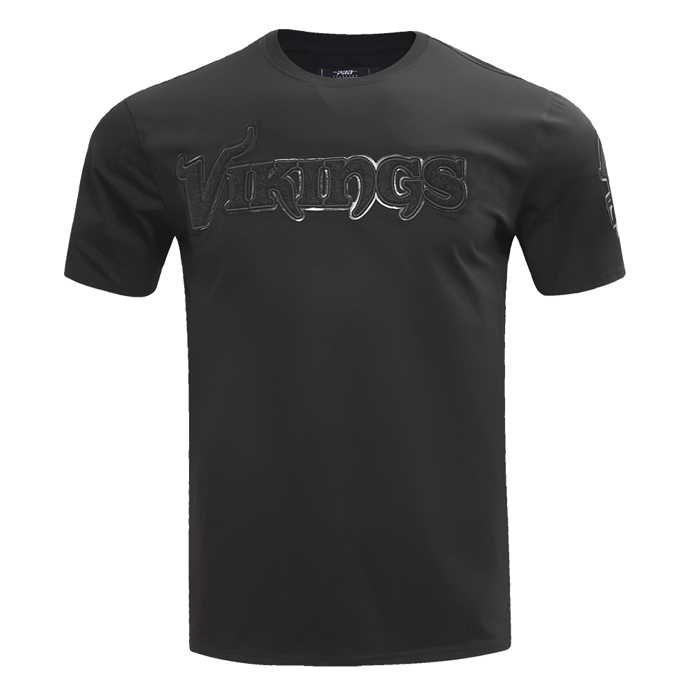 NFL Minnesota Vikings Triple Black Tshirt (Triple Black) Main image