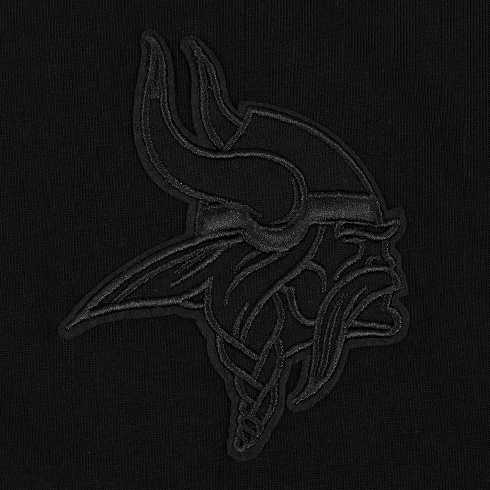 NFL Minnesota Vikings Drop Shoulder Tshirt (Black) - Image 5