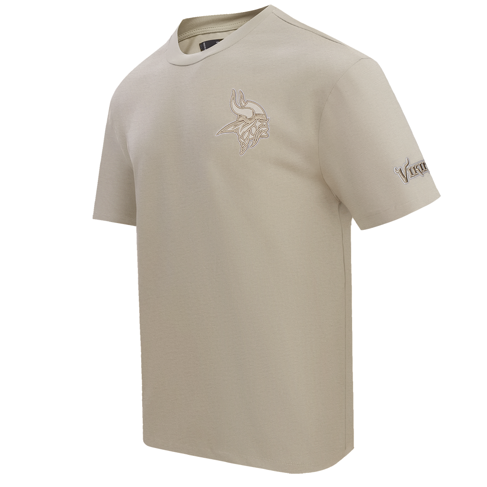 NFL Minnesota Vikings Drop Shoulder Tshirt (Taupe) - Image 2