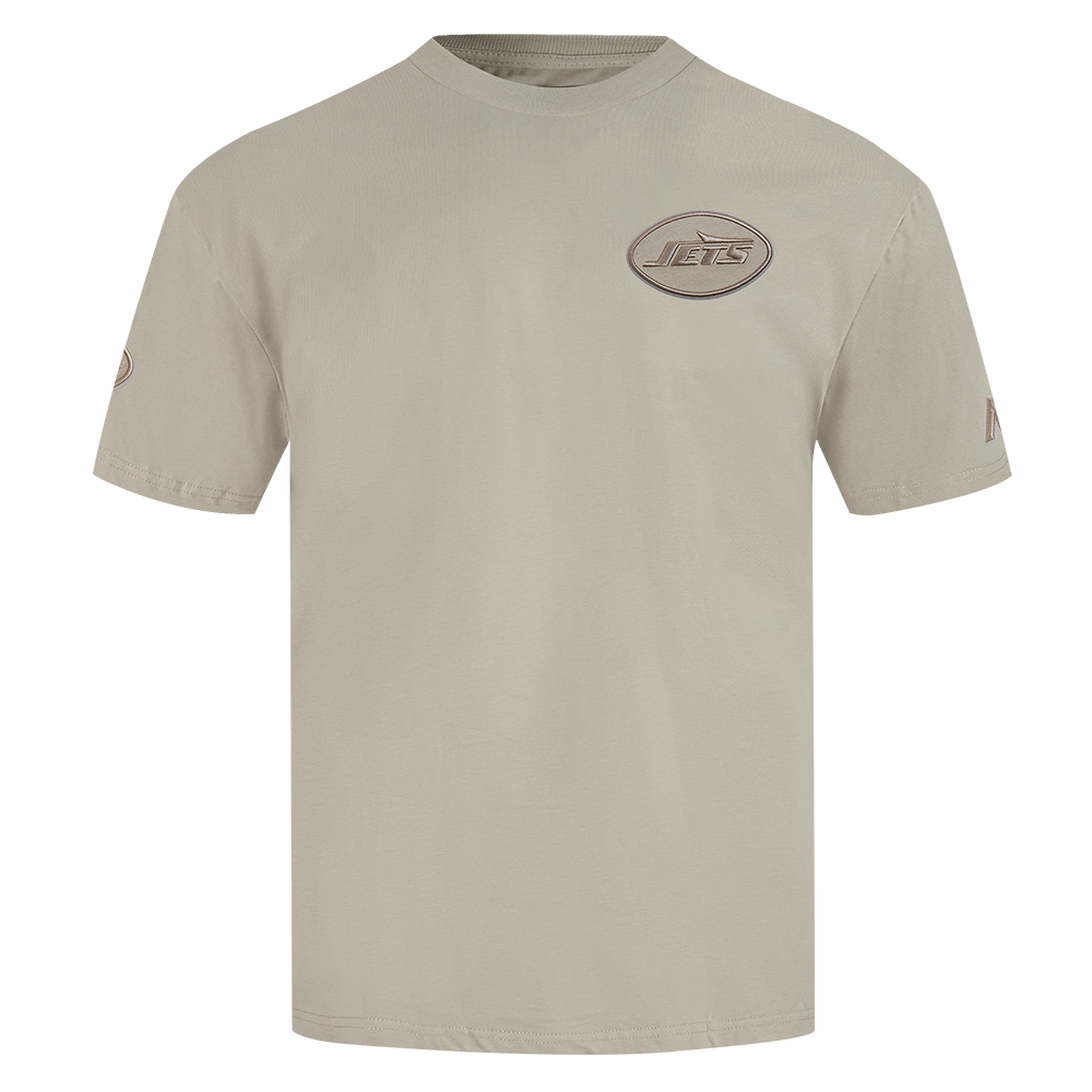 NFL New York Jets Drop Shoulder Tshirt (Taupe)