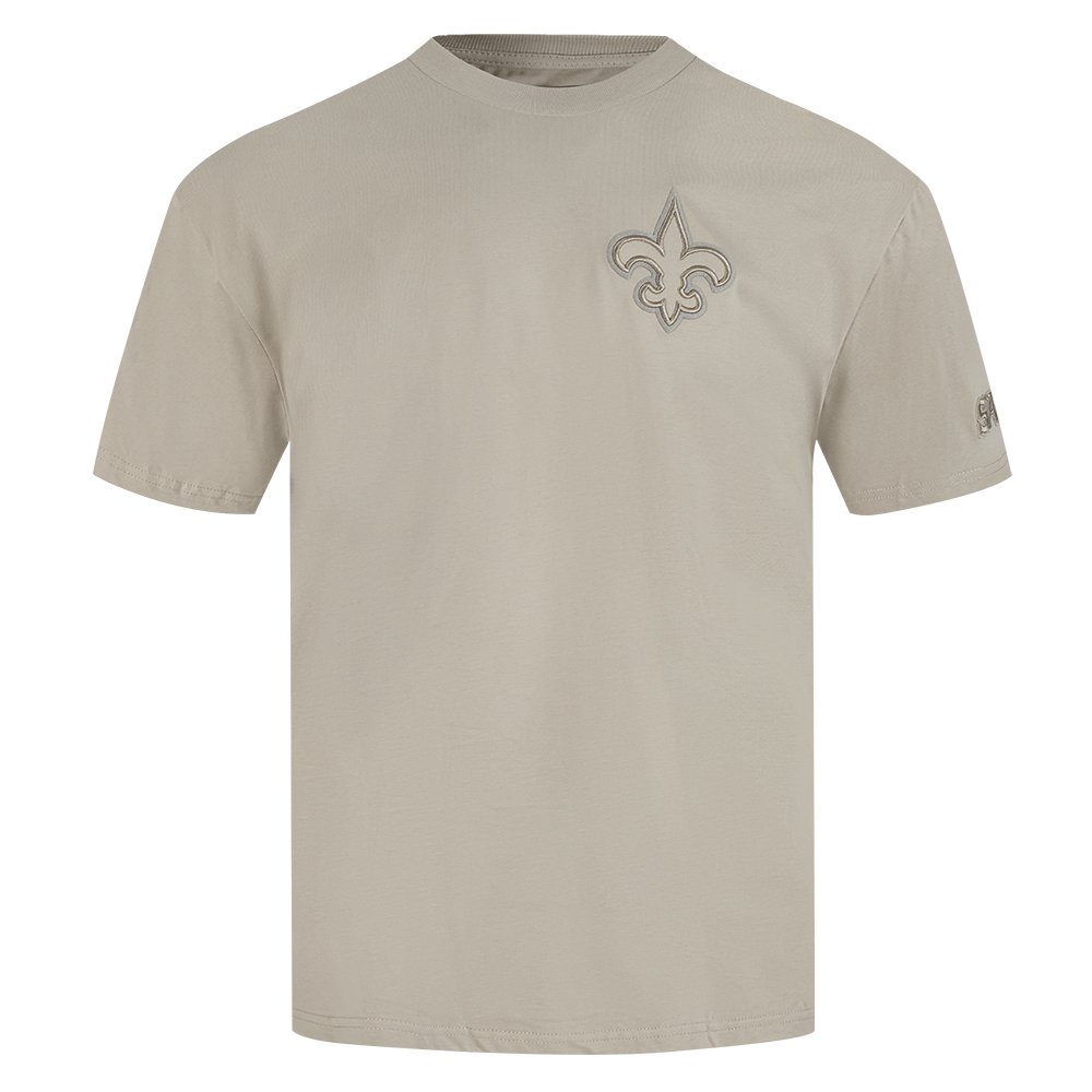 NFL New Orleans Saints Drop Shoulder Tshirt (Taupe) Main image