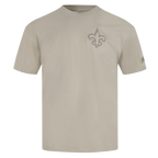NFL New Orleans Saints Drop Shoulder Tshirt (Taupe)