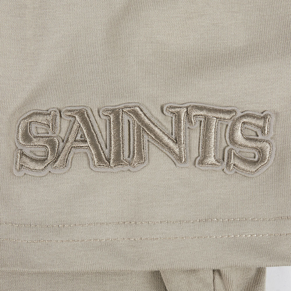 NFL New Orleans Saints Drop Shoulder Tshirt (Taupe) - Image 6