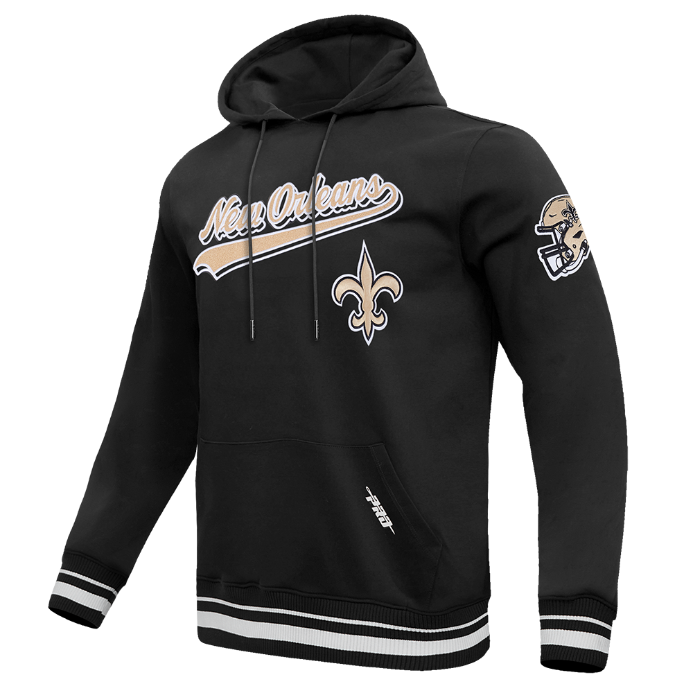NFL New Orleans Saints Script Tail Pullover Hoodie Secondary image