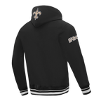 NFL New Orleans Saints Script Tail Pullover Hoodie (Black) - Image 4