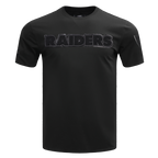 NFL Las Vegas Raiders Triple Black Tshirt (Black)