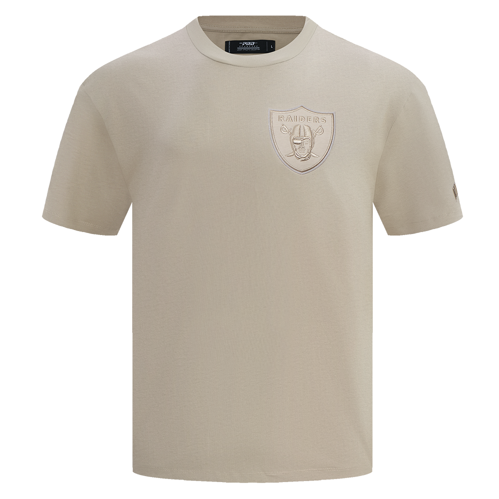 NFL Las Vegas Raiders Drop Shoulder Tshirt (Taupe) Main image