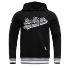 NFL Las Vegas Raiders Script Tail Pullover Hoodie ((Black/Grey))