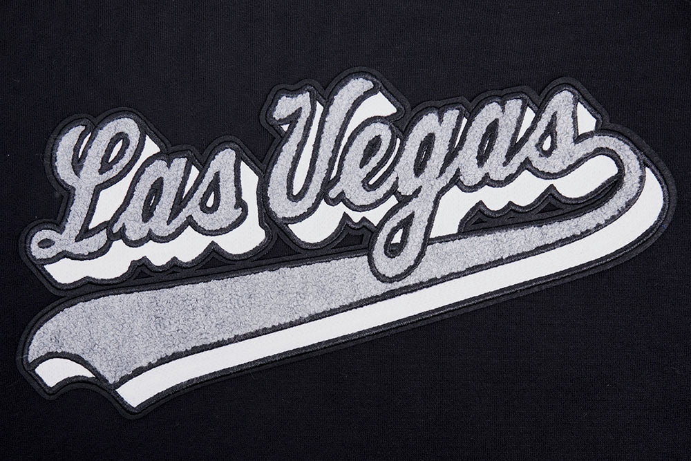 NFL Las Vegas Raiders Script Tail Pullover Hoodie ((Black/Grey)) - Image 5