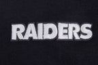 NFL Las Vegas Raiders Script Tail Pullover Hoodie ((Black/Grey)) - Image 6