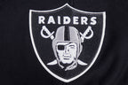 NFL Las Vegas Raiders Script Tail Pullover Hoodie ((Black/Grey)) - Image 8