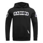 NFL Las Vegas Raiders DIY Pick Stitch Pullover Hoodies (Black)