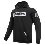 NFL Las Vegas Raiders DIY Pick Stitch Pullover Hoodies (Black) - Image 2