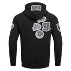 NFL Las Vegas Raiders DIY Pick Stitch Pullover Hoodies (Black) - Image 3