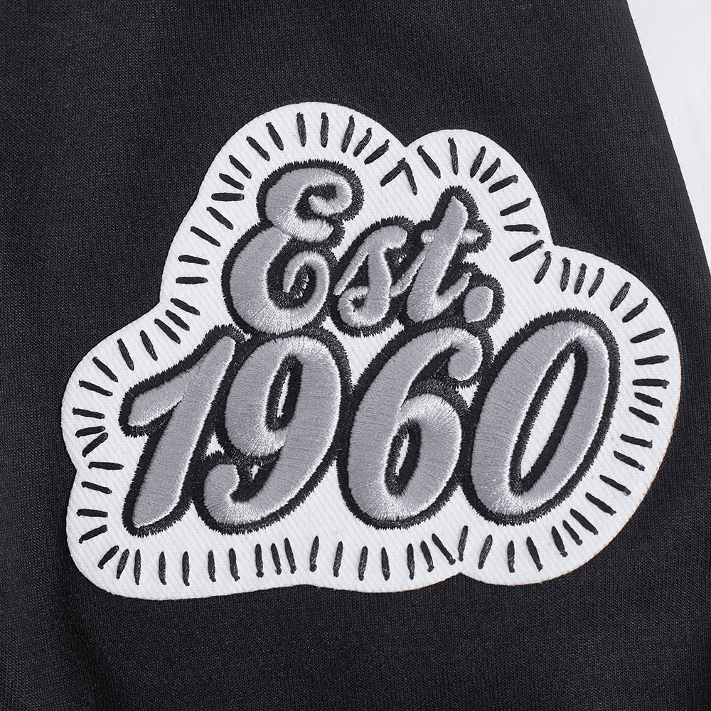 NFL Las Vegas Raiders DIY Pick Stitch Pullover Hoodies (Black) - Image 6