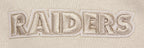 NFL Las Vegas Raiders Drop Shoulder Pullover Hoodies (Taupe) - Image 5