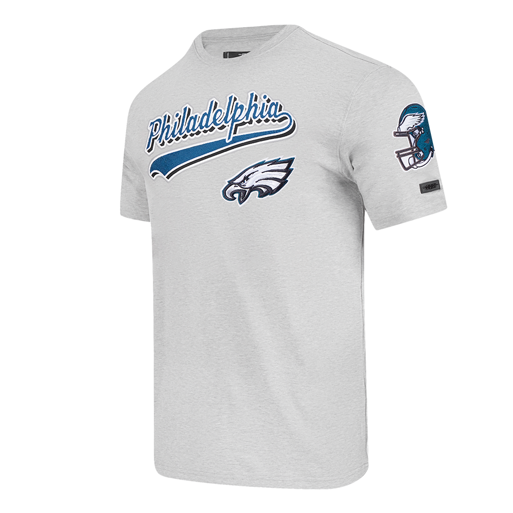 NFL Philadelphia Eagles Script Tail Tshirt (Heather Grey) - Image 2