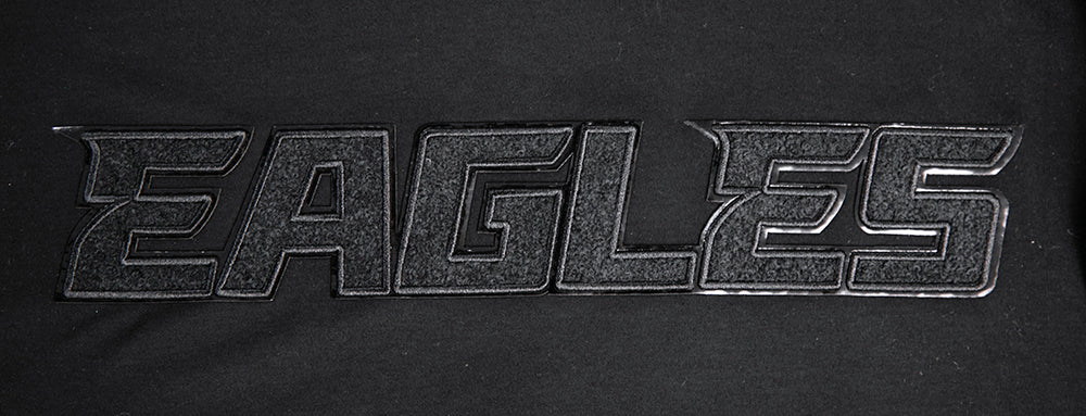 NFL Philadelphia Eagles Triple Black Tshirt (Triple Black) - Image 5