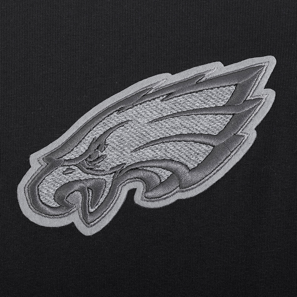 NFL Philadelphia Eagles Reverse French Terry Tshirt (Black) - Image 5
