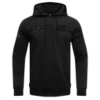 NFL Philadelphia Eagles Triple Black Pullover Hoodie (Triple Black)