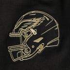 NFL Philadelphia Eagles Black and Gold Pullover Hoodie (Black) - Image 6