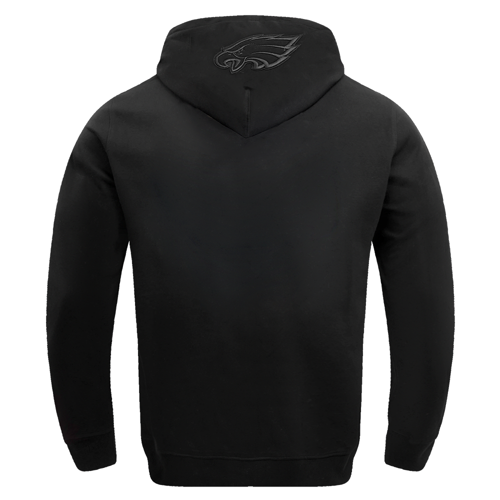 NFL Philadelphia Eagles Drop Shoulder Pullover Hoodie (Black) - Image 4