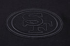 NFL San Francisco 49ers Drop Shoulder Pullover Hoodie (Black) - Image 5