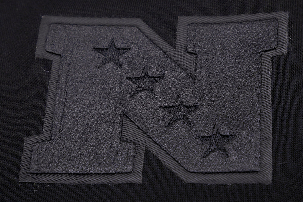 NFL San Francisco 49ers Drop Shoulder Pullover Hoodie (Black) - Image 6