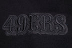 NFL San Francisco 49ers Drop Shoulder Pullover Hoodie (Black) - Image 7