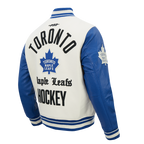 NHL Toronto Maple Leafs Varsity Jacket ((Eggshell/Dodger Blue)) - Image 6