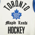 NHL Toronto Maple Leafs Varsity Jacket ((Eggshell/Dodger Blue)) - Image 7