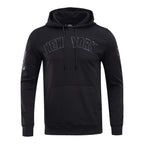 MLB New York Yankees Triple Black Pullover Hoodie (Black)