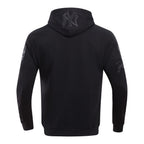 MLB New York Yankees Triple Black Pullover Hoodie (Black) - Image 4