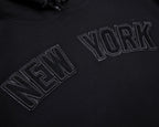 MLB New York Yankees Triple Black Pullover Hoodie (Black) - Image 6
