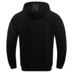 MLB New York Yankees Drop Shoulder Pullover Hoodie (Black) - Image 4